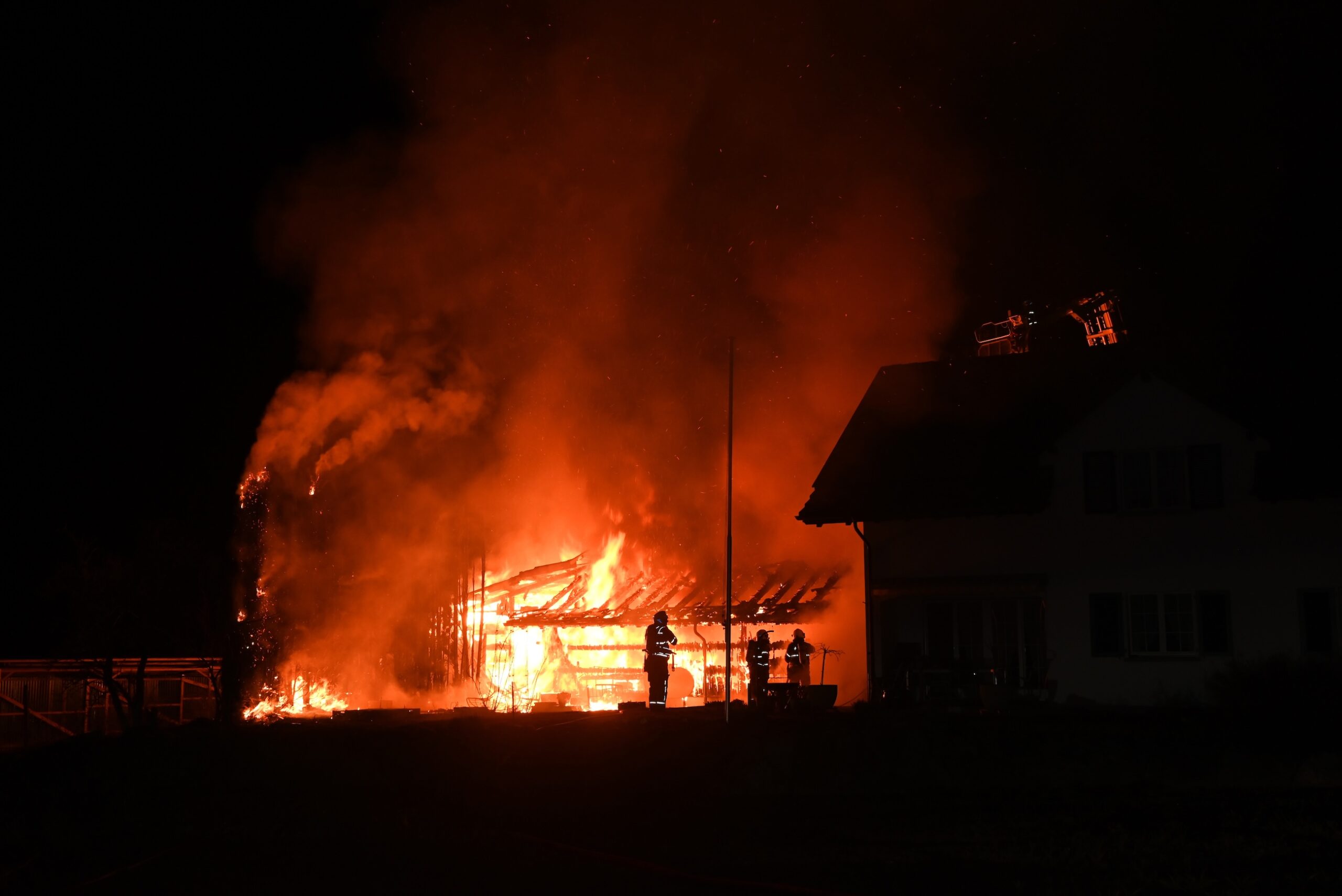 Nach dem jüngsten Stallbrand in Niederhelfenschwil SG: Schweizer Tierschutz STS lanciert Petition für besseren Brandschutz in Tierställen